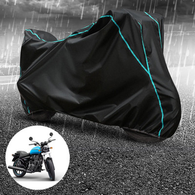 CODOKI Waterproof Two Wheeler Cover for Royal Enfield(Thunderbird 500, Black)