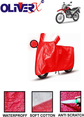 OliverX Waterproof Two Wheeler Cover for Honda(NXR 160, Red)