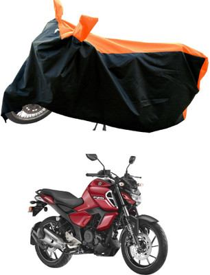 AESTRYD Two Wheeler Cover for Yamaha(FZ-25 BS6, Orange)