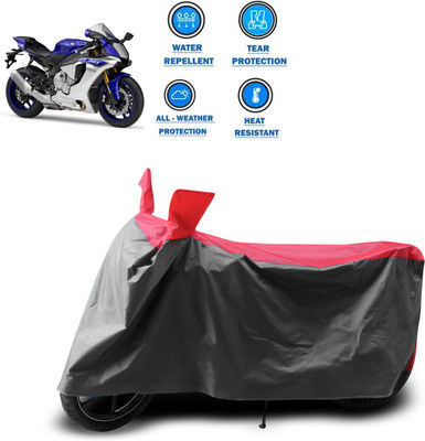 PAGORA Waterproof Two Wheeler Cover for Yamaha(YZF R1, Grey)