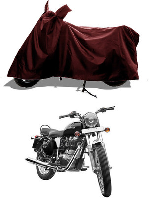 GROFATIK Two Wheeler Cover for Royal Enfield(Bullet 350 Twinspark, Maroon)
