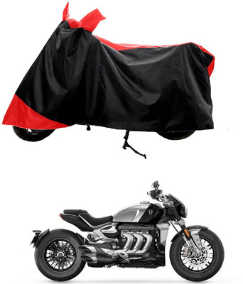 GROFATIK Two Wheeler Cover for Triumph(Rocket III, Red)