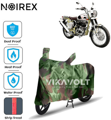 NOIREX Waterproof Two Wheeler Cover for Royal Enfield(Bullet Trials 500, Green)