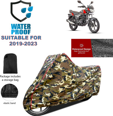 GOSHIV-car and bike accessories Waterproof Two Wheeler Cover for Bajaj(Discover 110, Yellow)