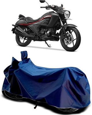 KEDIT Two Wheeler Cover for Suzuki(Intruder 250, Blue)