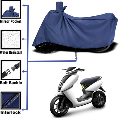 KEDIT Two Wheeler Cover for Ather(450, Blue)