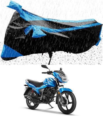 MMSSTAR Waterproof Two Wheeler Cover for TVS(Victor, Blue, Black)