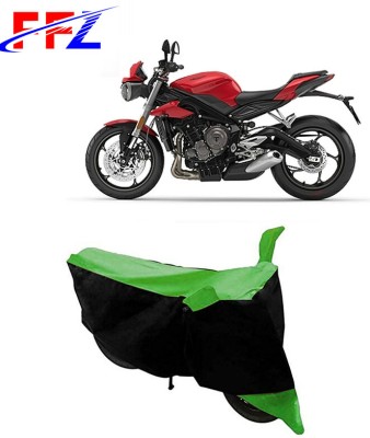 FFZ Two Wheeler Cover for Triumph(Street Triple, Black, Green)