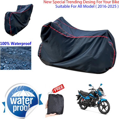 AUTOCAD Waterproof Two Wheeler Cover for Hero(Splendor I Smart, Black)