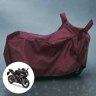 CODOKI Waterproof Two Wheeler Cover for KTM(RC 200, Maroon)