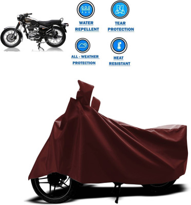 AASHTIK MART Two Wheeler Cover for Royal Enfield(Classic 500, Maroon)