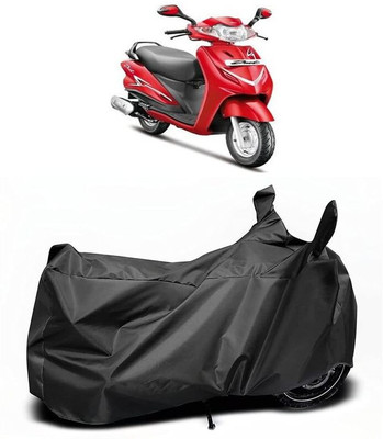 KEDIT Two Wheeler Cover for Hero(Duet VX 110CC, Black)