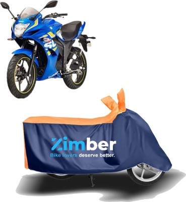 APNEK Two Wheeler Cover for Suzuki(Gixxer SF, Orange, Blue)