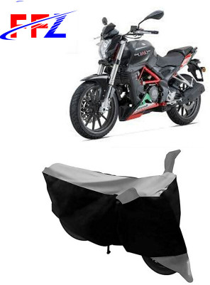 FFZ Waterproof Two Wheeler Cover for Benelli(TNT 25, Black, Grey)