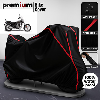 SThanaveX Two Wheeler Cover for Bajaj(Avenger 220 street, Black)