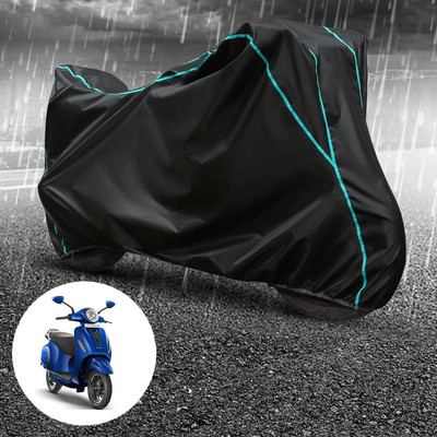 CODOKI Waterproof Two Wheeler Cover for Bajaj(New Chetak, Black)