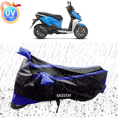 MMSSTAR Waterproof Two Wheeler Cover for Bajaj(Pulsar 220 DTS-i, Blue, Black)