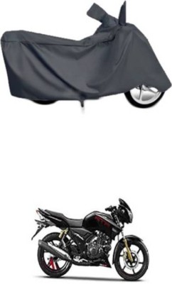 RAAMKM Two Wheeler Cover for Hero, Honda, Bajaj, Ather, TVS, Yamaha(Pulsar 160 NS DTS-i, Grey)