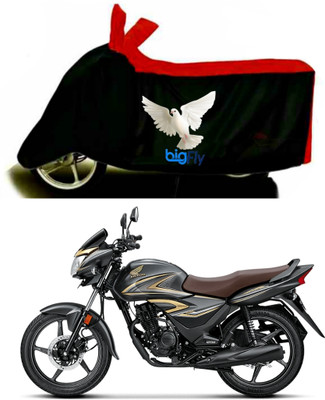 BigFly Two Wheeler Cover for Honda(CB Shine SP, Red)
