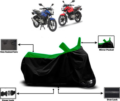 Amexride Two Wheeler Cover for Bajaj(Pulsar 135 LS DTS-i, Green)