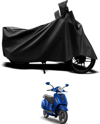 CODOKI Waterproof Two Wheeler Cover for Bajaj(New Chetak, Black)