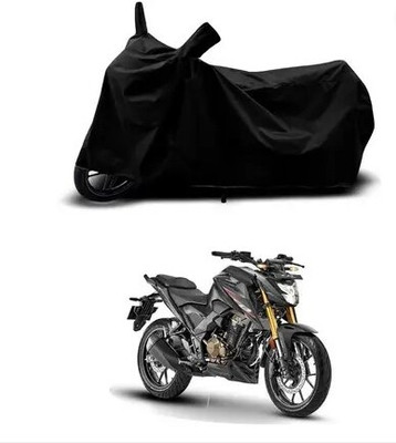 JVBRANGI Two Wheeler Cover for Honda(CBR500R BS6, Black)