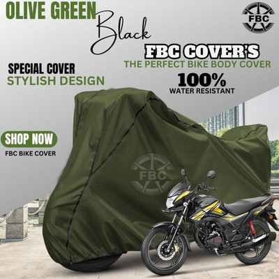OliverX Waterproof Two Wheeler Cover for Honda(Shine, Green)