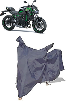 Amexride Two Wheeler Cover for Kawasaki(Z650 BS6, Grey)