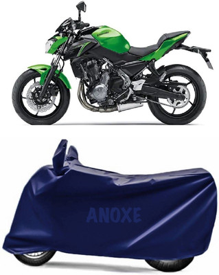 MMSSTAR Waterproof Two Wheeler Cover for Kawasaki(Z250, Blue)