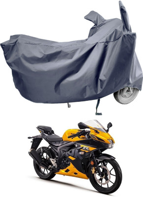 Amexride Two Wheeler Cover for Suzuki(GSX R150, Grey)