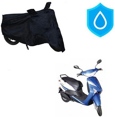 DeepShakshi AUTOMOTIVE Waterproof Two Wheeler Cover for Indus(Yo Xplor, Black)