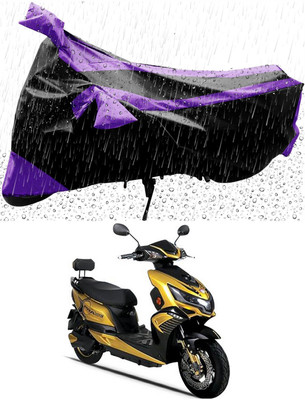 MWBB Waterproof Two Wheeler Cover for Okinawa(Praise, Black)