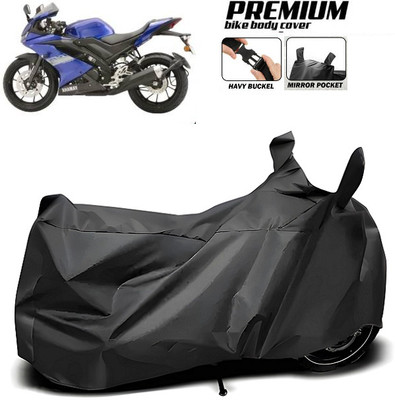 smwzxyu Waterproof Two Wheeler Cover for Yamaha(R15, Black)