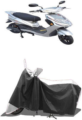 SUGASHRI Waterproof Two Wheeler Cover for Avon(E Lite, White, Black)