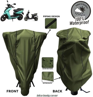 MADAFIYA Two Wheeler Cover for Ather(450 X, Green, Black)