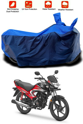 Furious3D Two Wheeler Cover for Honda(Dream Yuga, Blue, Blue)