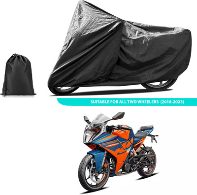 CODOKI Two Wheeler Cover for KTM(RC 390 BS6, Black)