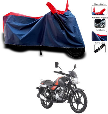 AASHTIK MART Two Wheeler Cover for Bajaj(V12, Red)