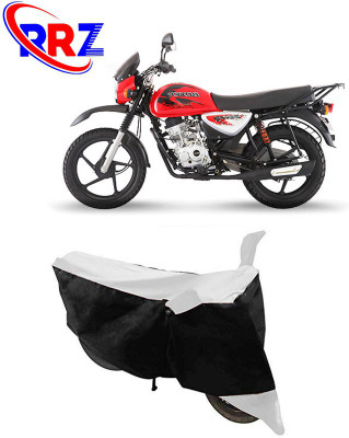 RRZ Waterproof Two Wheeler Cover for Bajaj(Boxer, Black, White)