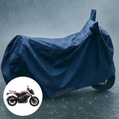 Mdstar Waterproof Two Wheeler Cover for Bajaj(Pulsar 200, Blue)