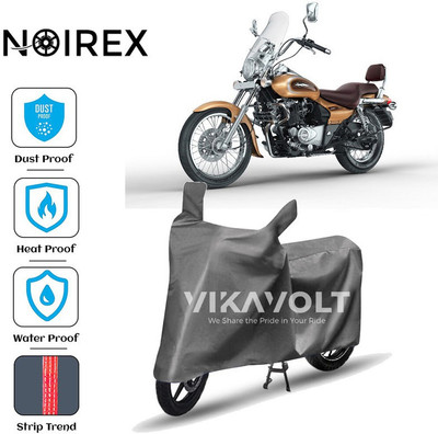 NOIREX Two Wheeler Cover for Bajaj(Avenger 220 Cruise, Grey)