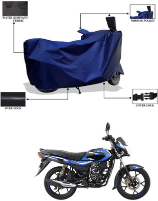 PAGORA Waterproof Two Wheeler Cover for Bajaj(Platina 110 H-Gear BS6, Blue)