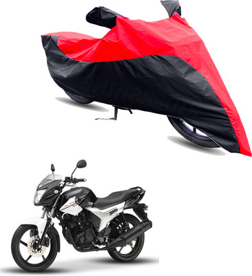 Motodreka Two Wheeler Cover for Yamaha(SZ R, Red, Black)