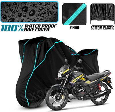 xodi Waterproof Two Wheeler Cover for Honda(CB Shine SP, Black, Blue, Multicolor)