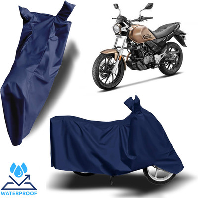 ROYAL AUTO MART Waterproof Two Wheeler Cover for Hero(Xpulse 200T, Blue)