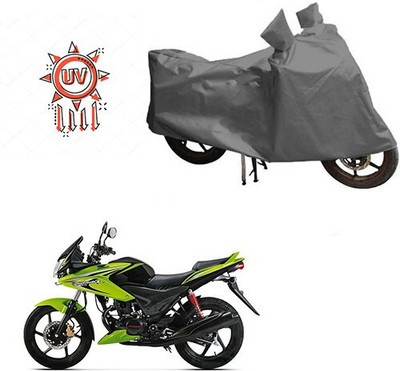 DeepShakshi AUTOMOTIVE Waterproof Two Wheeler Cover for Honda(CBF, Grey)