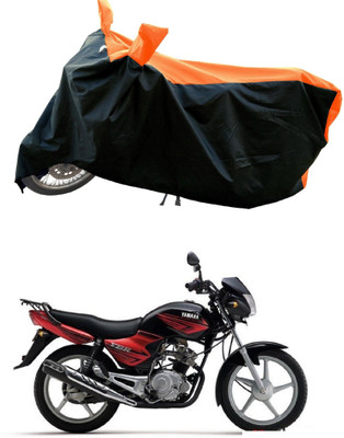 DeepShakshi AUTOMOTIVE Waterproof Two Wheeler Cover for Yamaha(YBR 110, Orange)