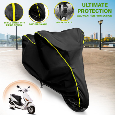 GARREGE Waterproof Two Wheeler Cover for Hero(Electric Cruz, Blue)