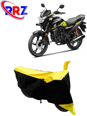 RRZ Waterproof Two Wheeler Cover for Honda(SP 125, Black, Yellow)