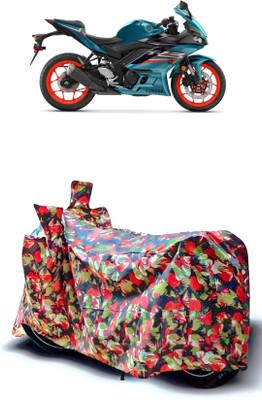 Autofly Waterproof Two Wheeler Cover for Yamaha(YZF R3, Multicolor)